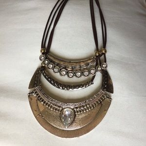 NWOT!!! Big Golden Egyptian like Necklace.